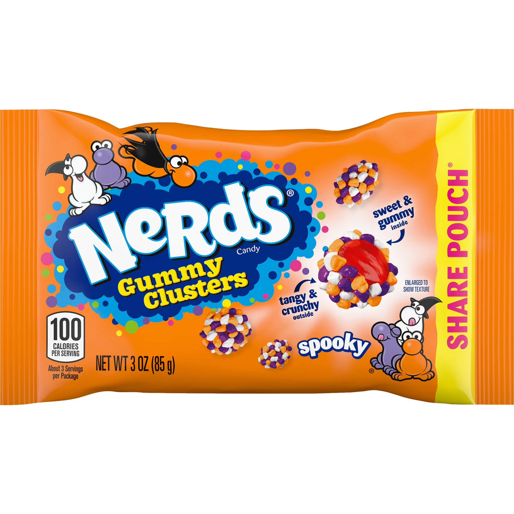 Nerds Gummy Clusters Share Pouch Spooky 85 Gr
