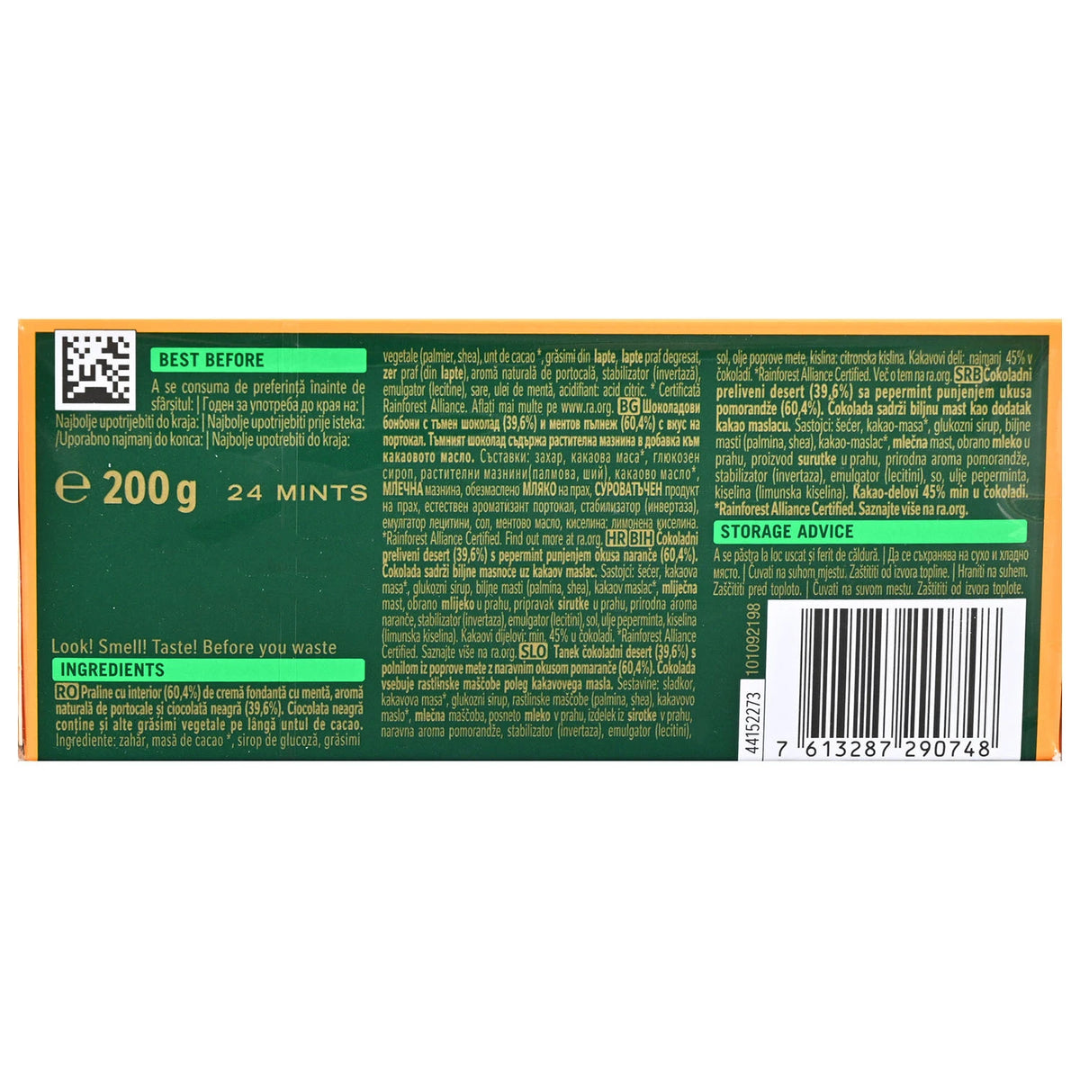 Nestlé After Eight Orange 200 Gr
