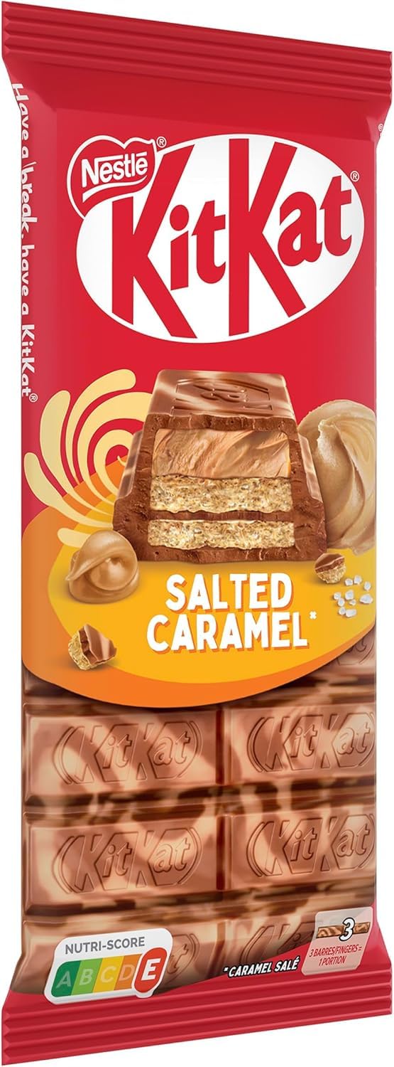 Nestle Kitkat Salted Caramel Chocolate 99 Gr