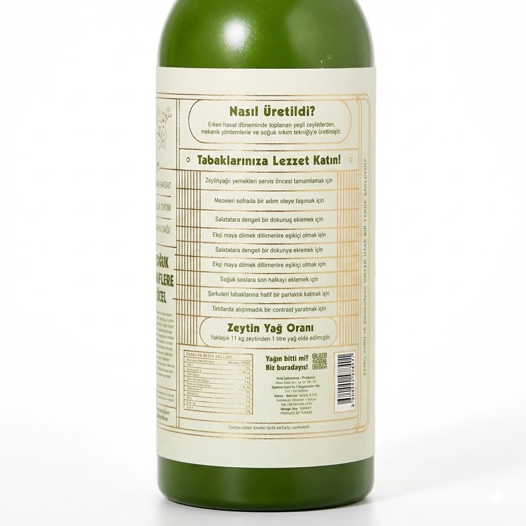 Oliver Oil Son Dokunuş Naturel Sızma Zeytinyağı 500 Ml