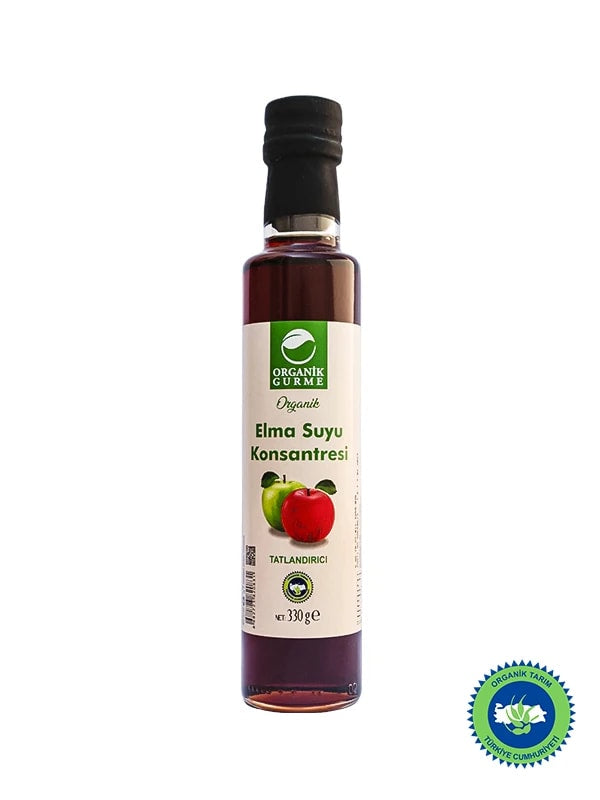 Organik Gurme Organik Elma Suyu Konsantresi 330 Gr