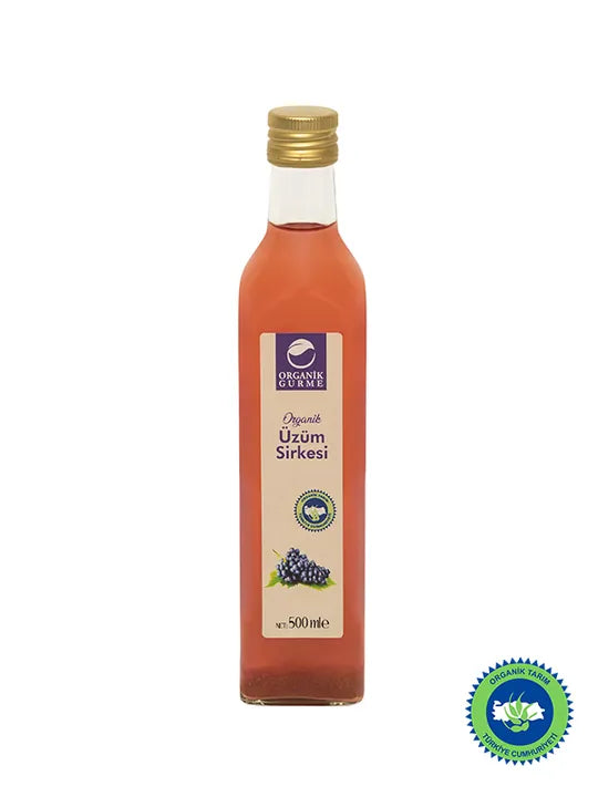 Organik Gurme Organik Üzüm Sirkesi 500 Ml