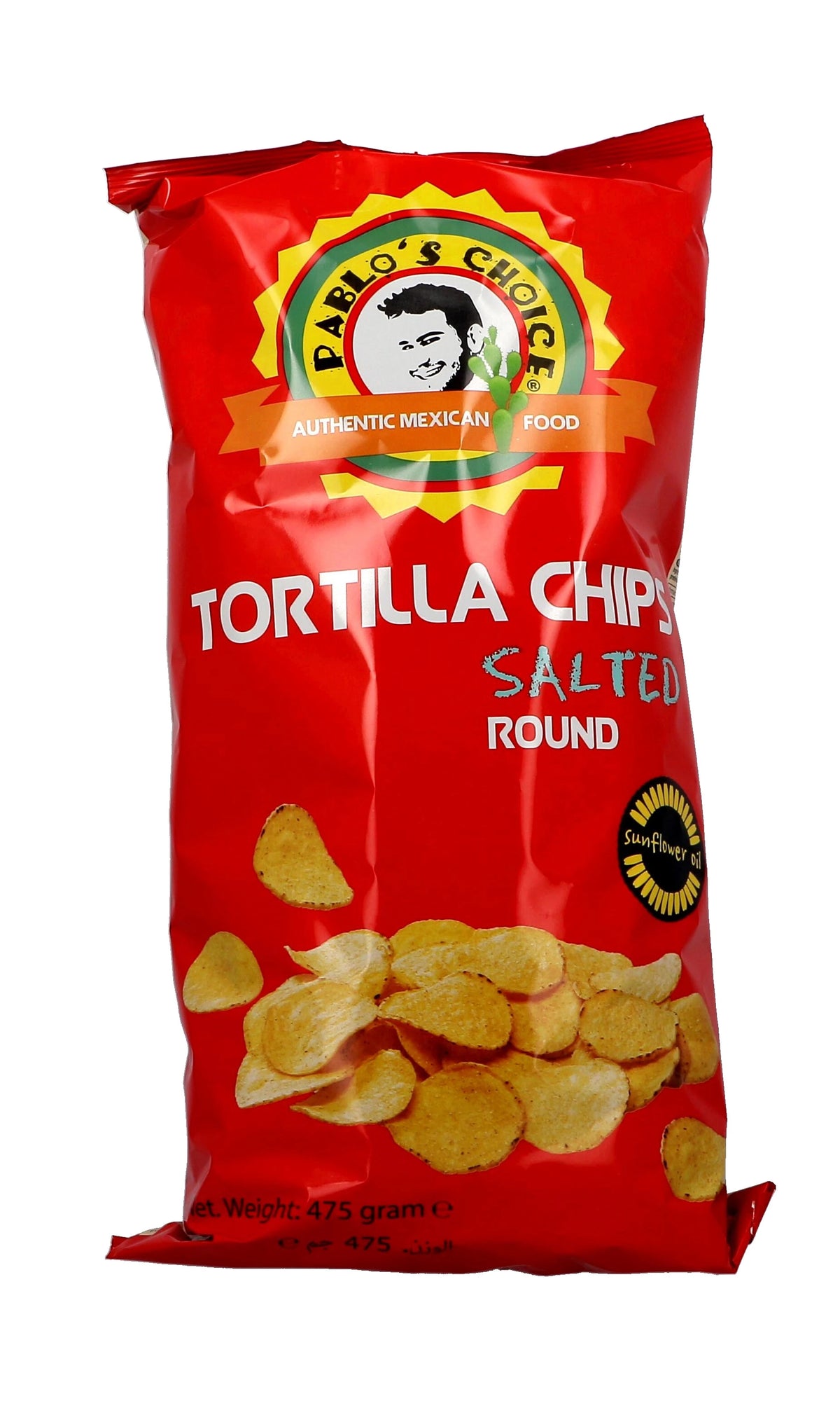 Pablo'S Choice Salted Round Tortilla Chips 475 Gr
