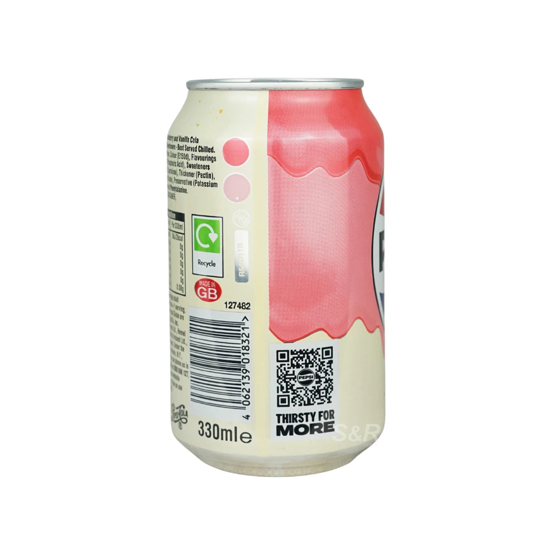 Pepsi Strawberries 'N' Cream Zero Sugar 330 Ml