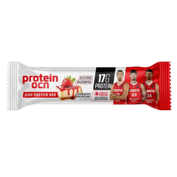 Protein Ocean Protein Bar Strawberry Cheesecake 50 Gr * 12