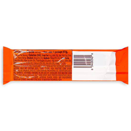 Reese'S Yer Fıstıklı Sütlü Çikolatalı Bar 47 Gr