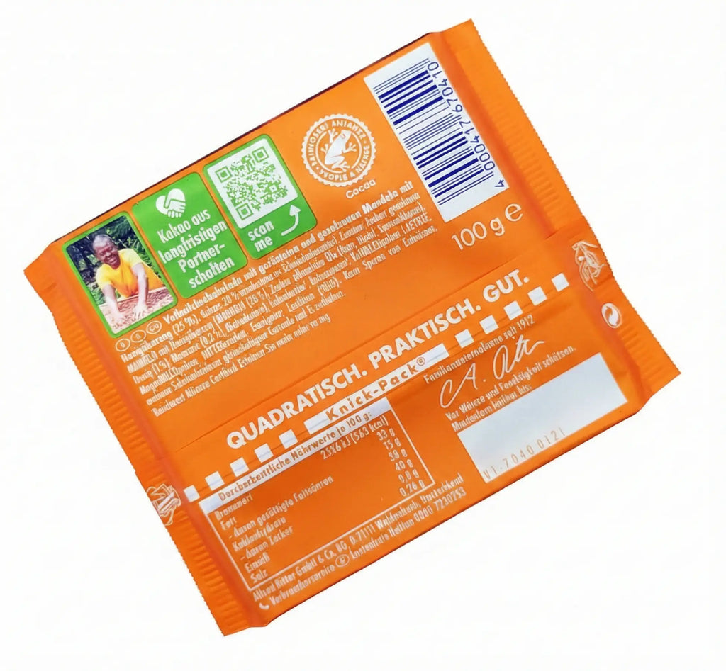 Ritter Sport Honey Sea Salt Almond Chocolate 100 Gr