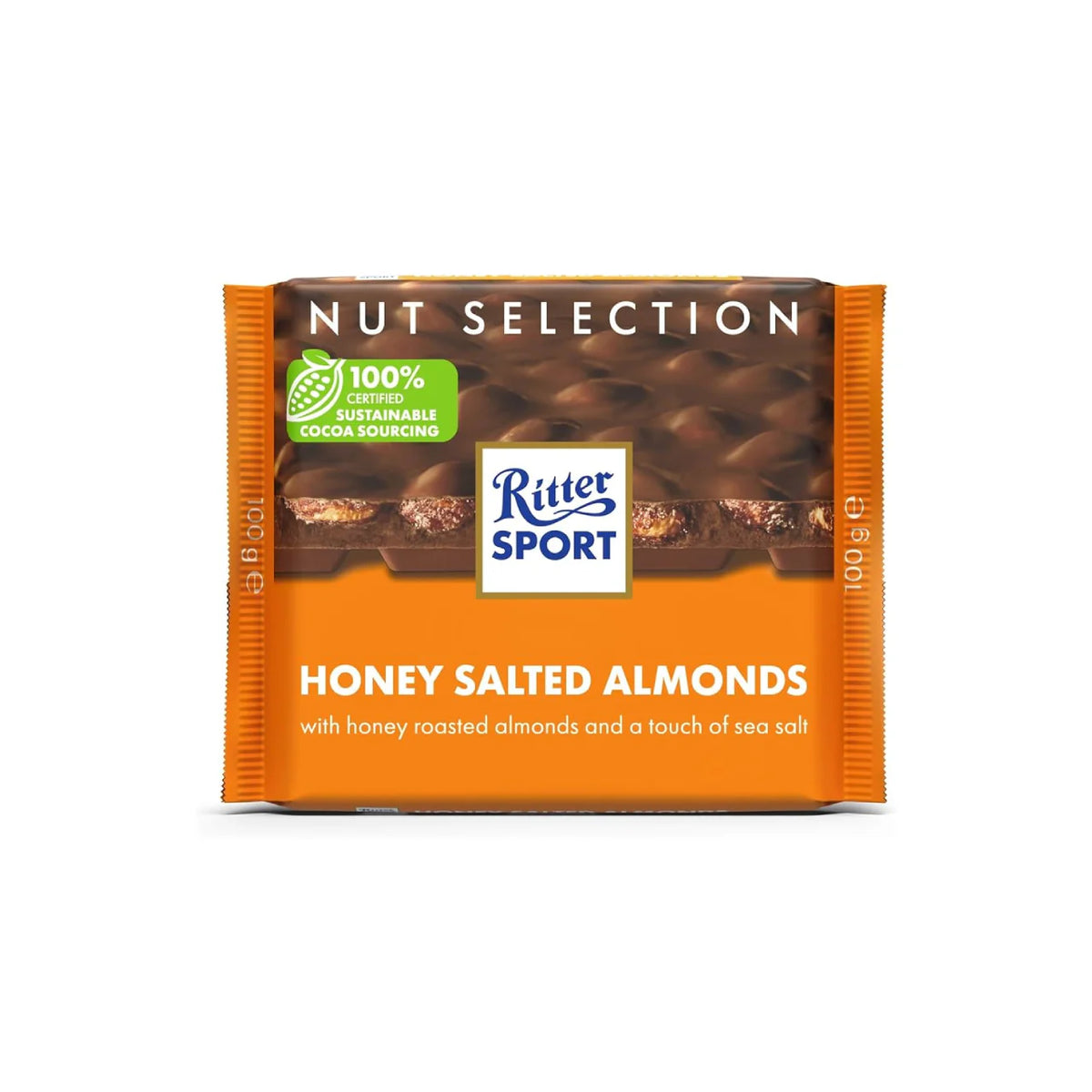 Ritter Sport Honey Sea Salt Almond Chocolate 100 Gr