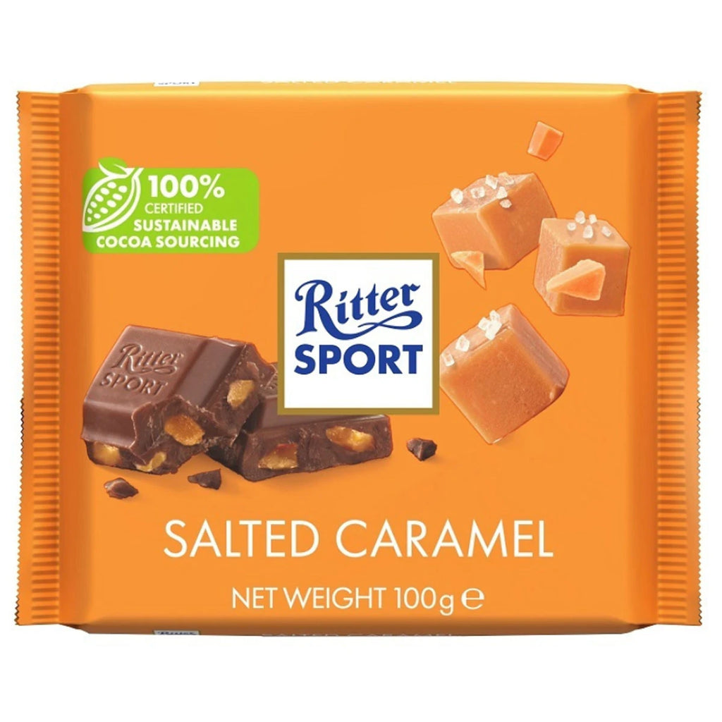 Ritter Sport Salted Caramel Chocolate 100 Gr