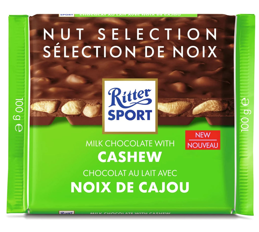 Ritter Sport Salted Cashew Chocolate 100 Gr
