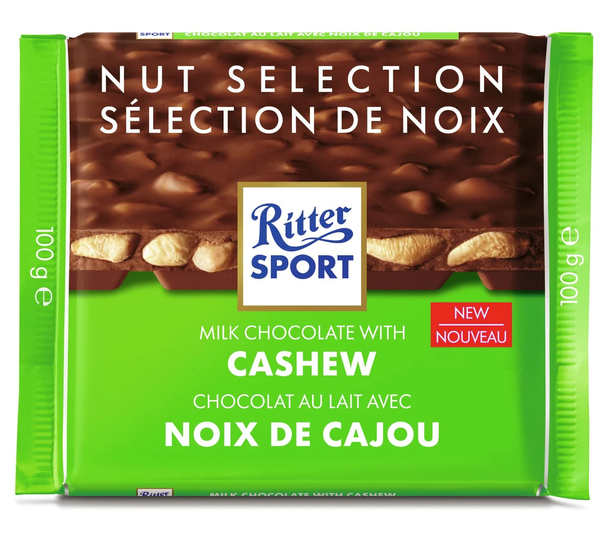 Ritter Sport Salted Cashew Chocolate 100 Gr