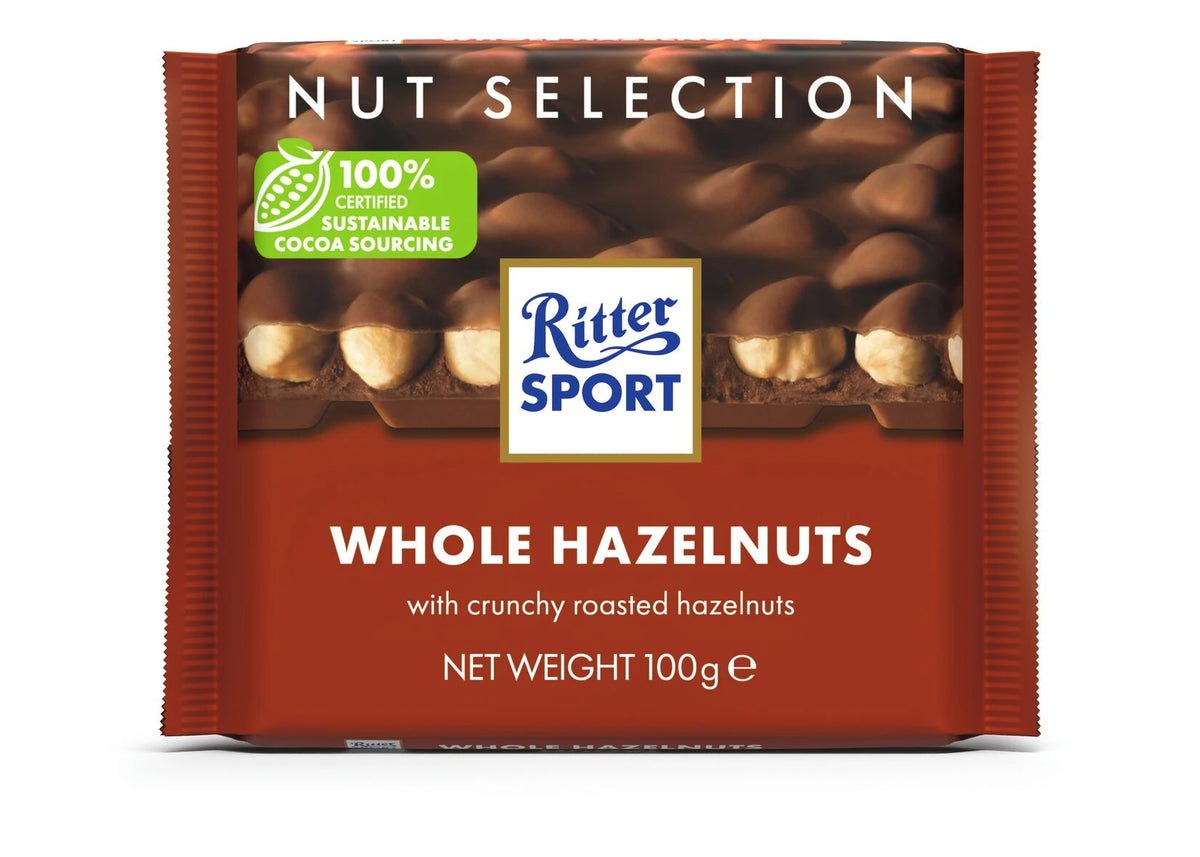 Ritter Sport Tane Fındıklı Sütlü Çikolata 100 Gr