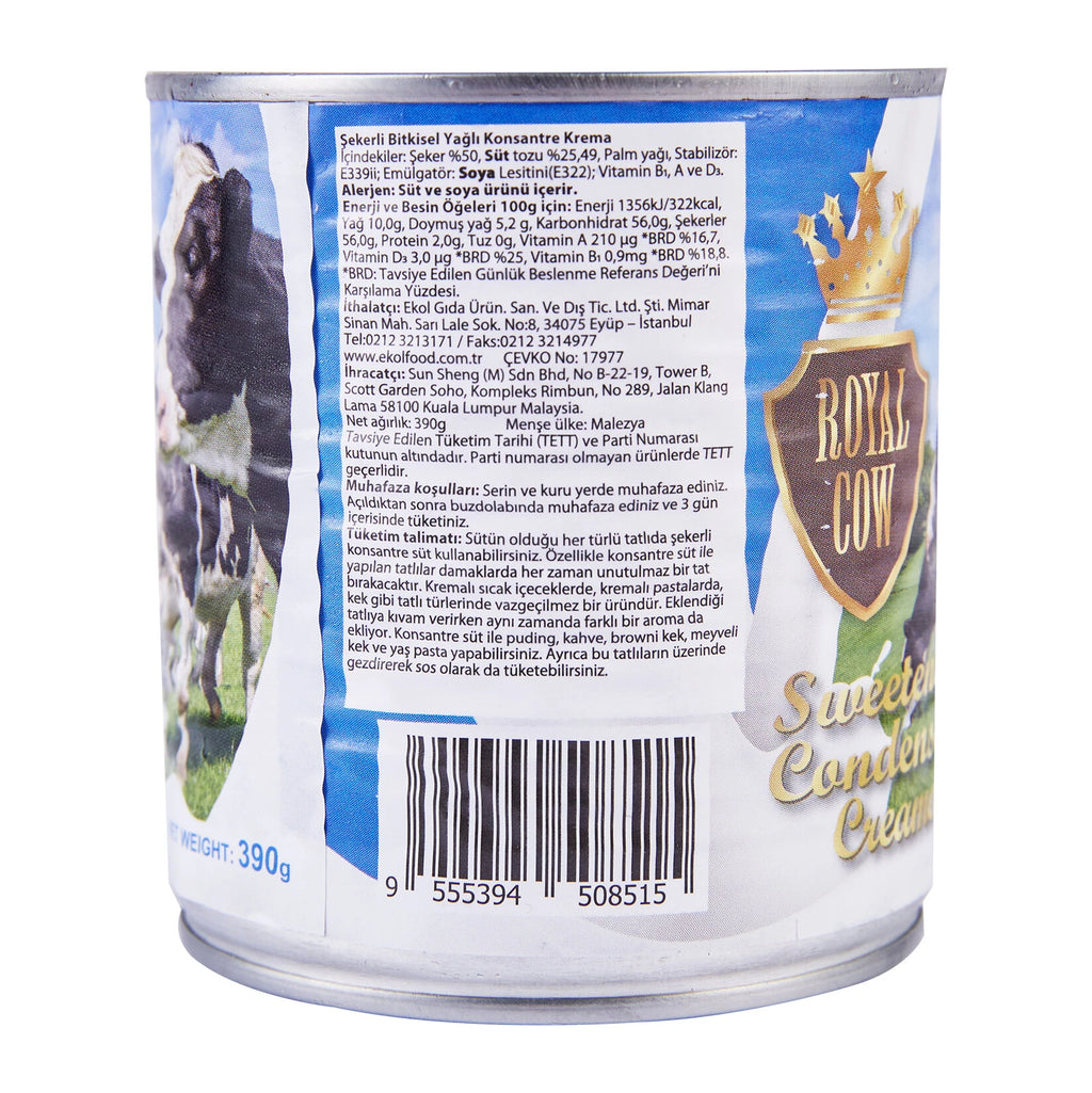 Royal Cow Condensed Milk 390 Gr