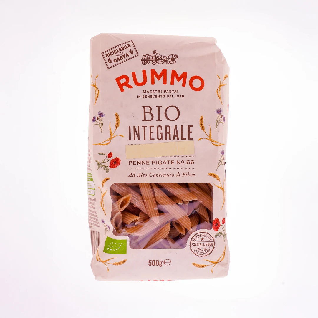 Rummo Bio Integrale Kepekli Penne Rigate No 66 500 Gr