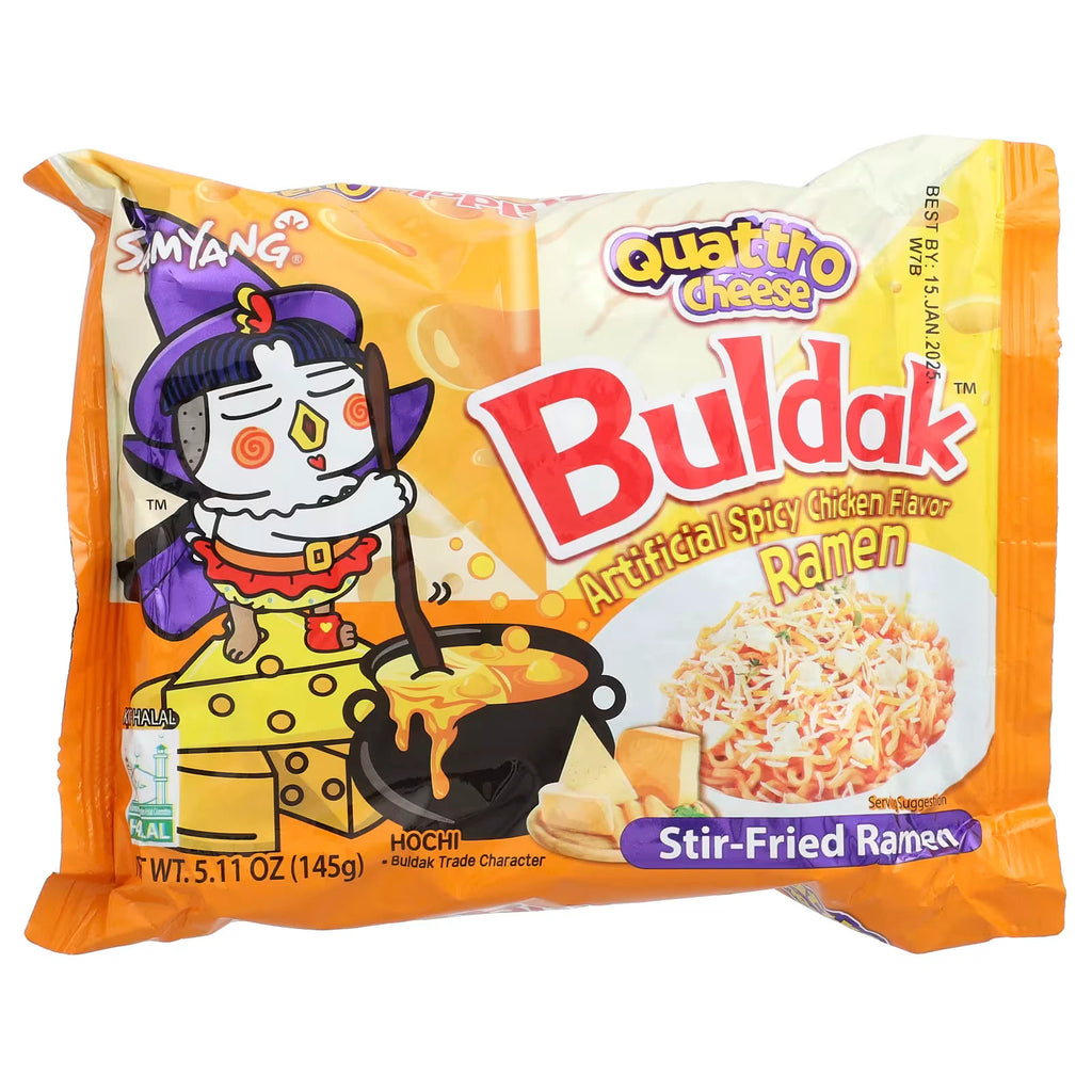 Samyang Buldak Quattro Cheese Ramen 5’Li Paket (725 Gr)