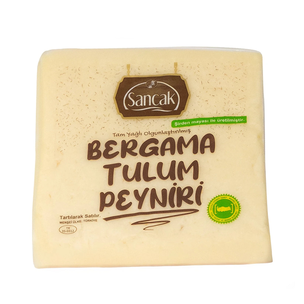 Sancak Tam Yağlı Olgunlaştırılmış Bergama Tulum Peyniri 500 Gr