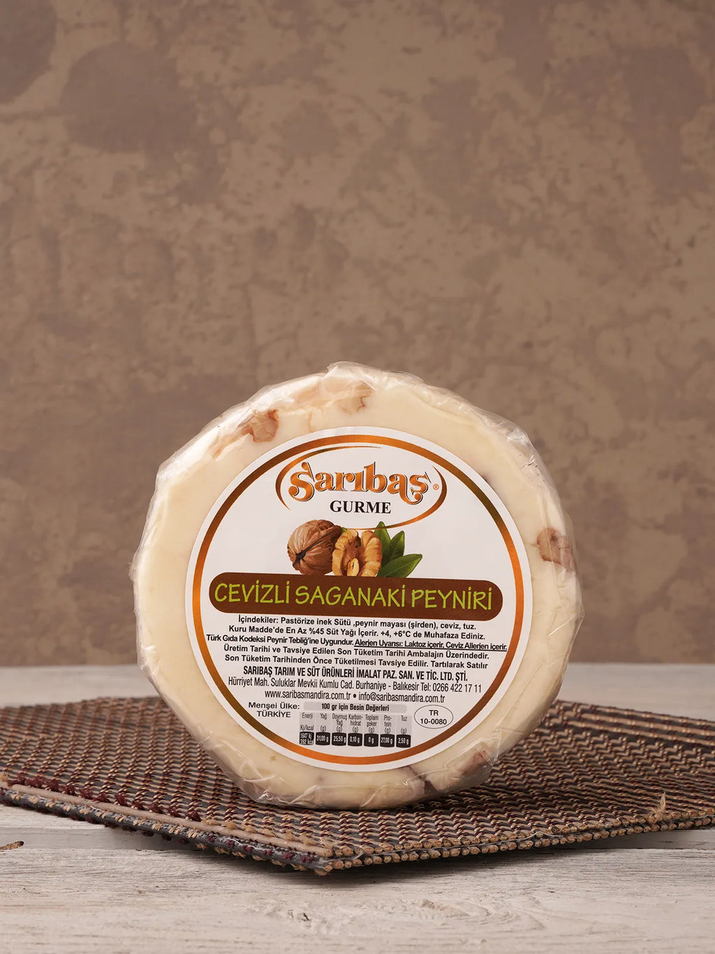 Sarıbaş Cevizli Saganaki Peyniri 600 Gr