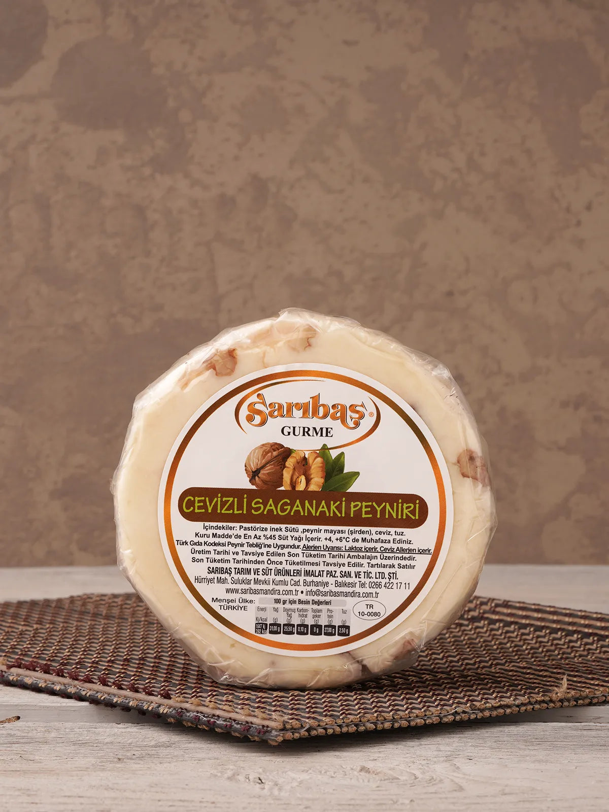 Sarıbaş Cevizli Saganaki Peyniri 600 Gr