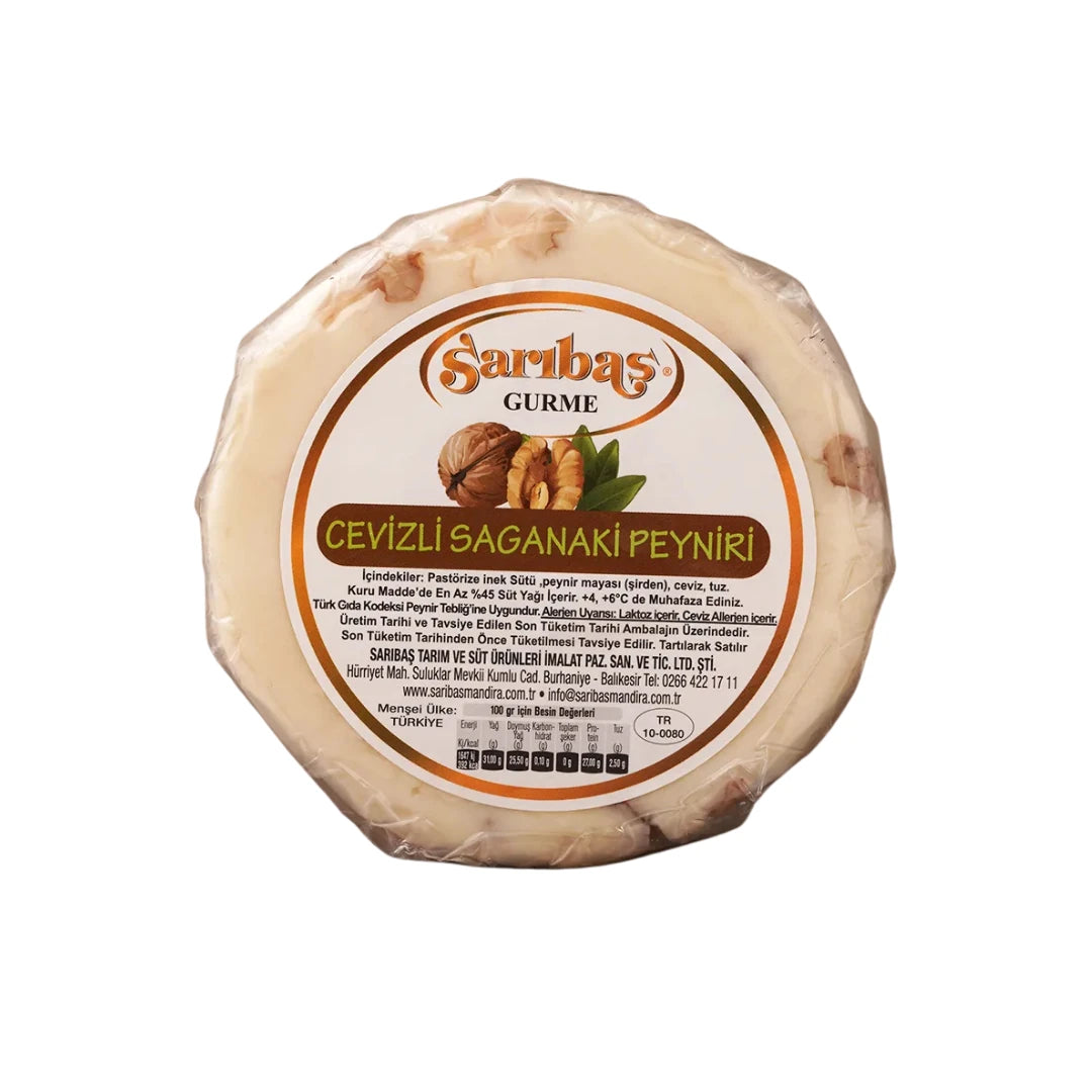 Sarıbaş Cevizli Saganaki Peyniri 600 Gr