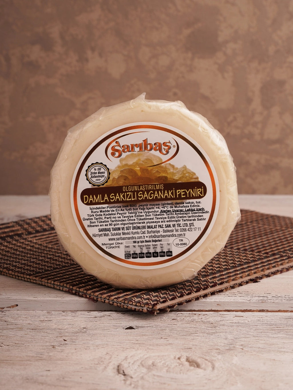 Sarıbaş Damla Sakızlı Saganaki Peyniri 600 Gr