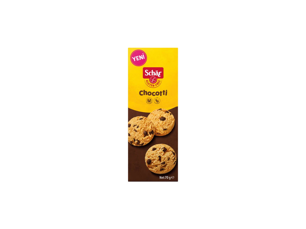 Schär Chocotti Glütensiz Damla Çikolatalı Kurabiye 70 Gr