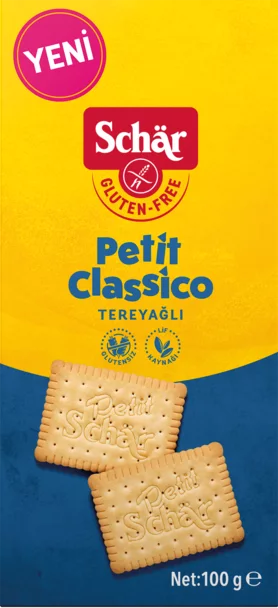 Schär Petit Glütensiz Clasico Tereyağlı Bisküvi 100 Gr