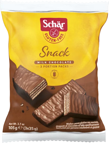 Schär Snacks Glütensiz Çikolatalı Gofret 105 Gr