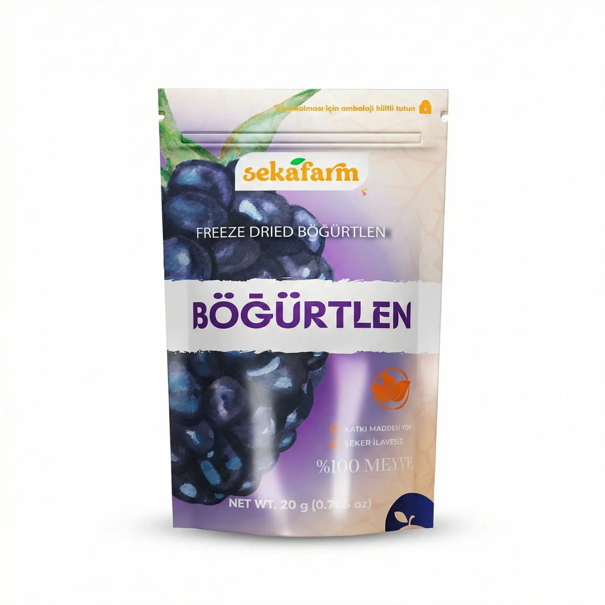 Sekafarm Freeze Dried Böğürtlen 20 Gr