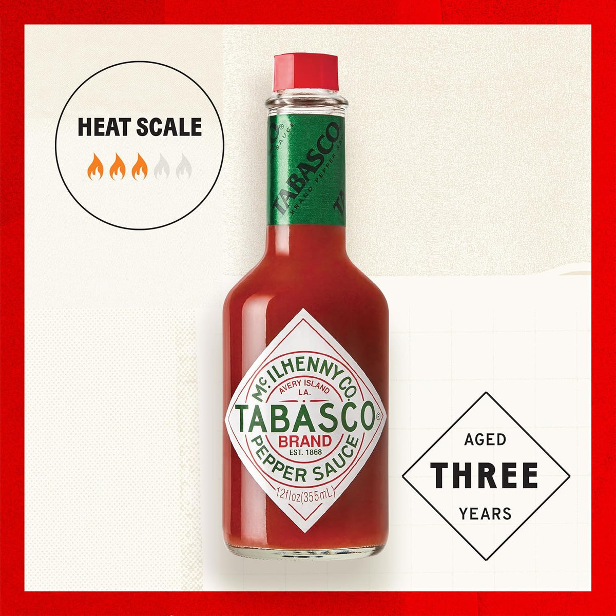 Tabasco Kırmızı Acı Biber Sos 350 Ml