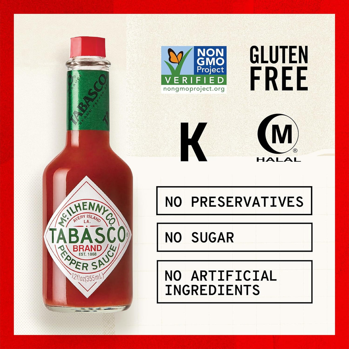 Tabasco Kırmızı Acı Biber Sos 350 Ml