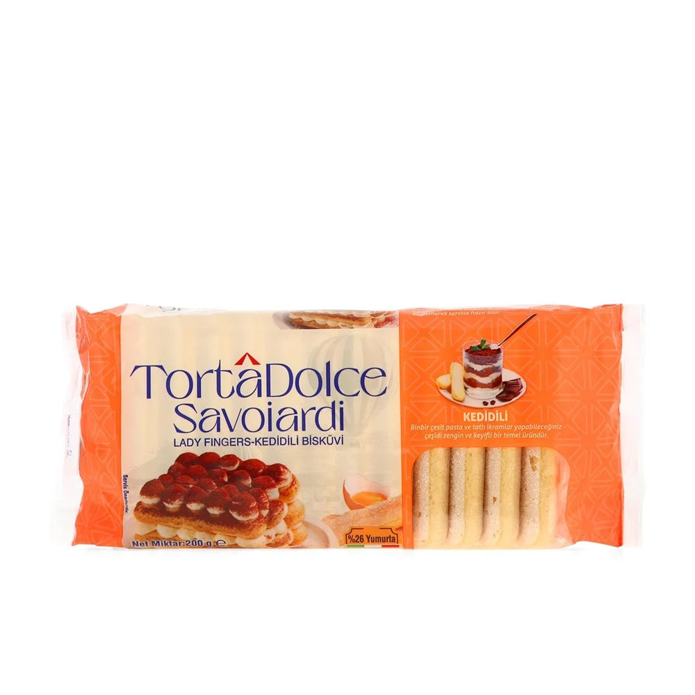 Torta Dolce Kedi Dili Bisküvi 200 Gr