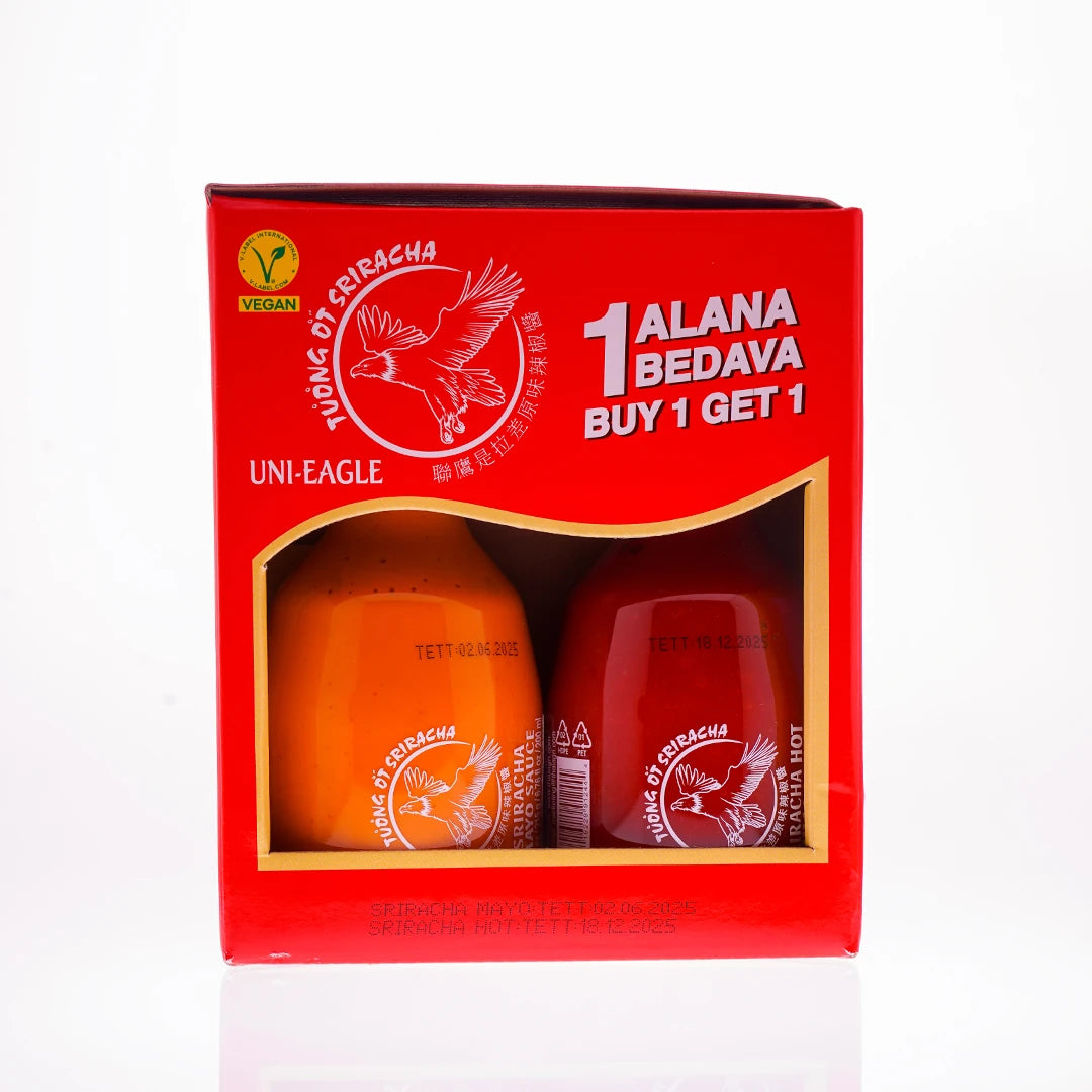 Uni Eagle Sriracha 230 Gr + Sriracha Mayo 215 Gr 2' Li Set