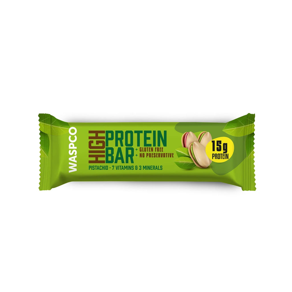 Waspco Antep Fıstıklı Protein Bar 50 Gr