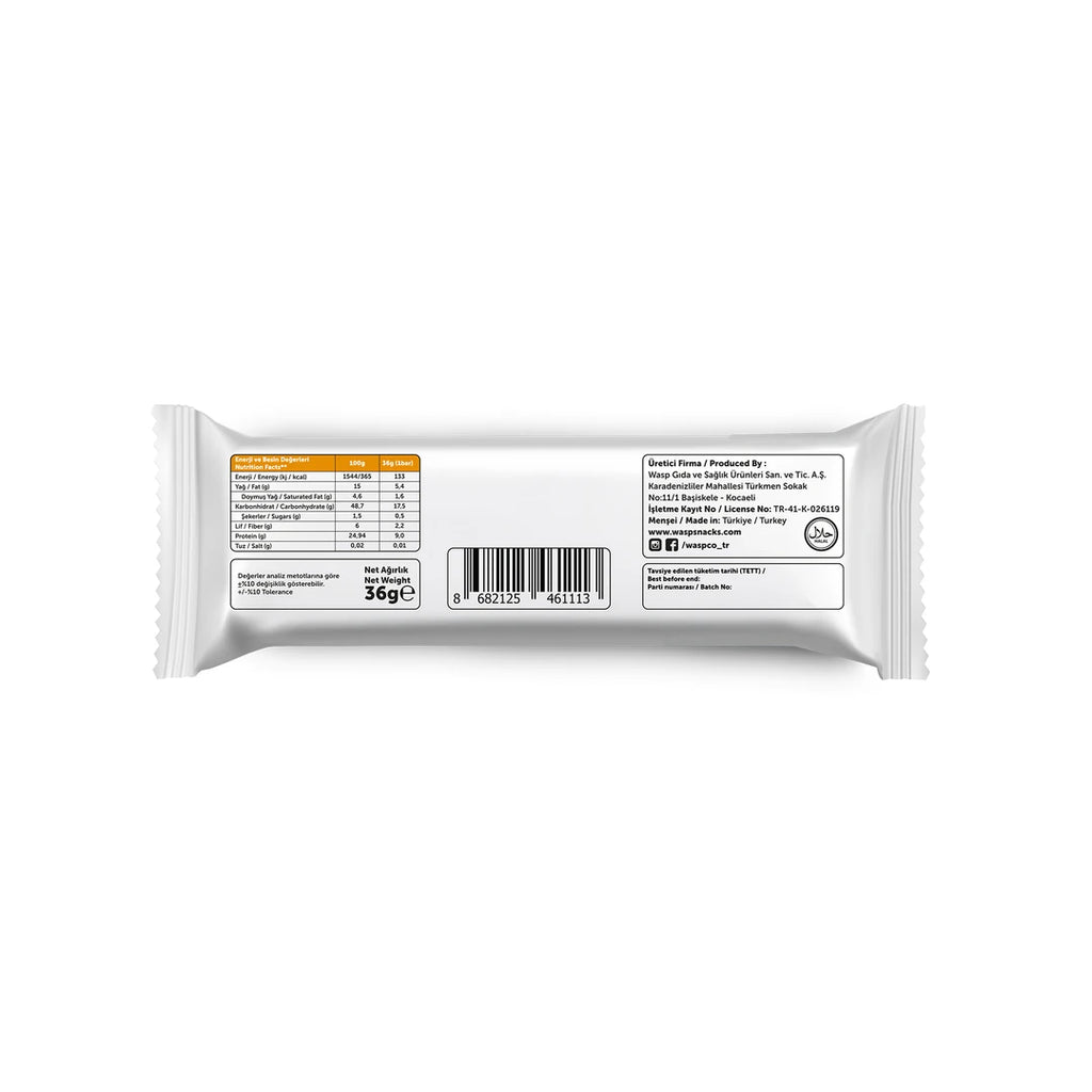 Waspco Çikolatalı Cupcake Aromalı Protein Bar 36 Gr