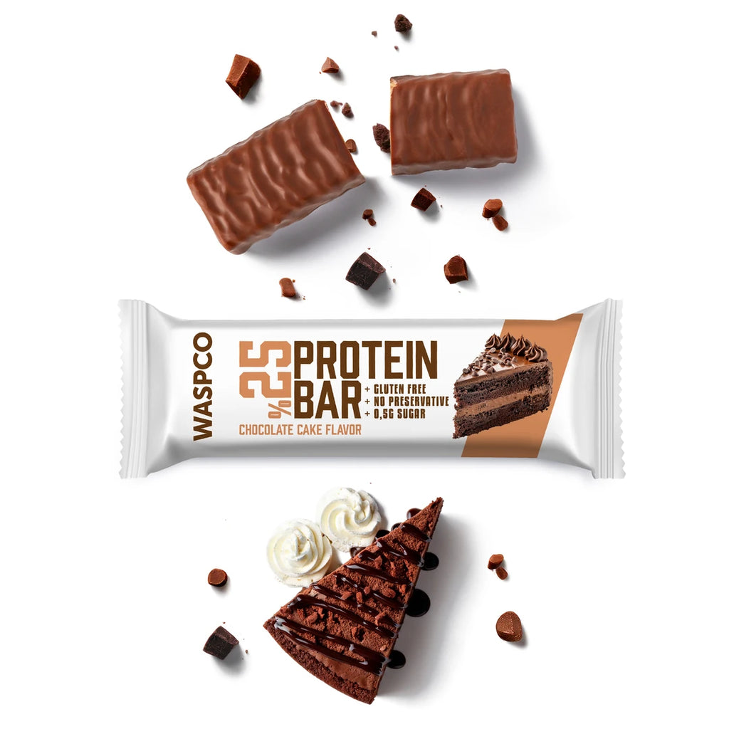 Waspco Çikolatalı Kek Aromalı Protein Bar 36 Gr
