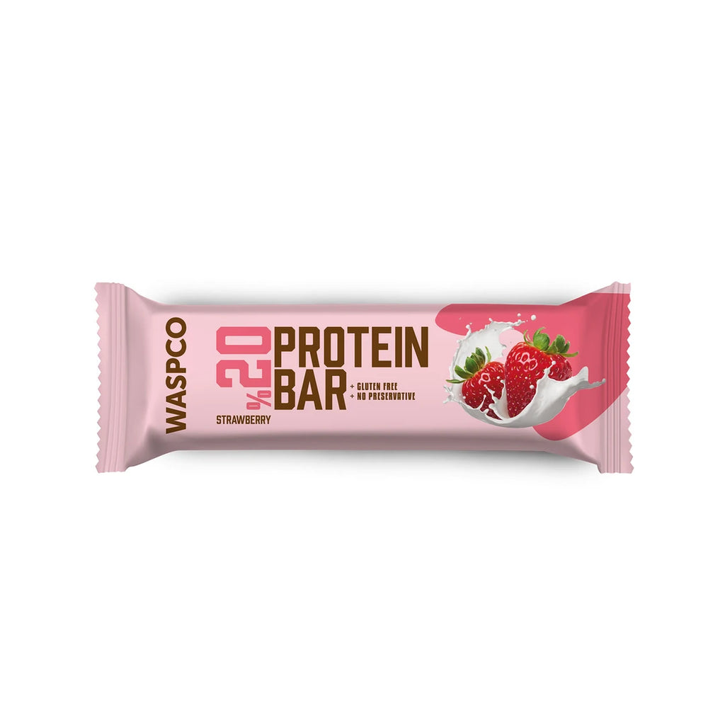 Waspco Çilekli Protein Bar 40 Gr