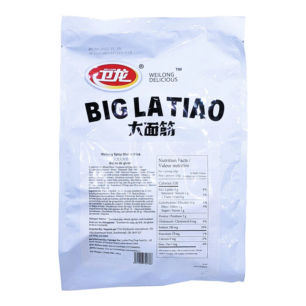 Weilong Big Latiao Acılı ve Soyalı Kraker 106 Gr