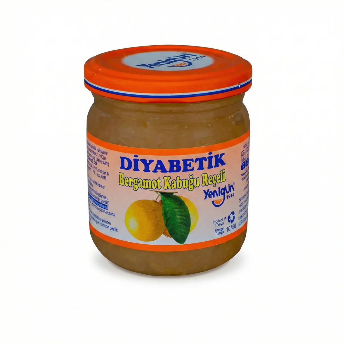 Yenigün Diabetik Bergamot Reçeli 230 Gr