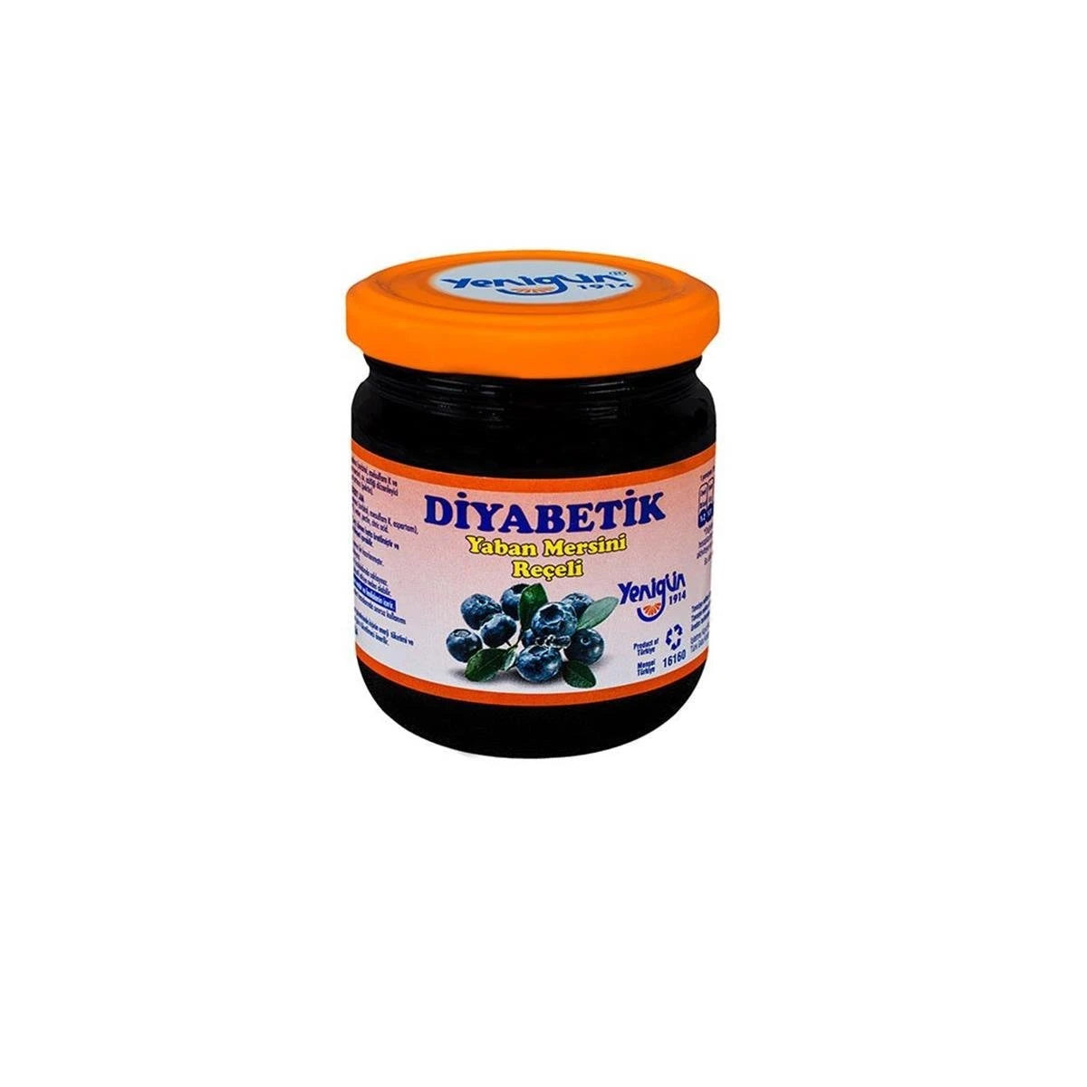 Yenigün Diabetik Yaban Mersini Reçeli 230 Gr