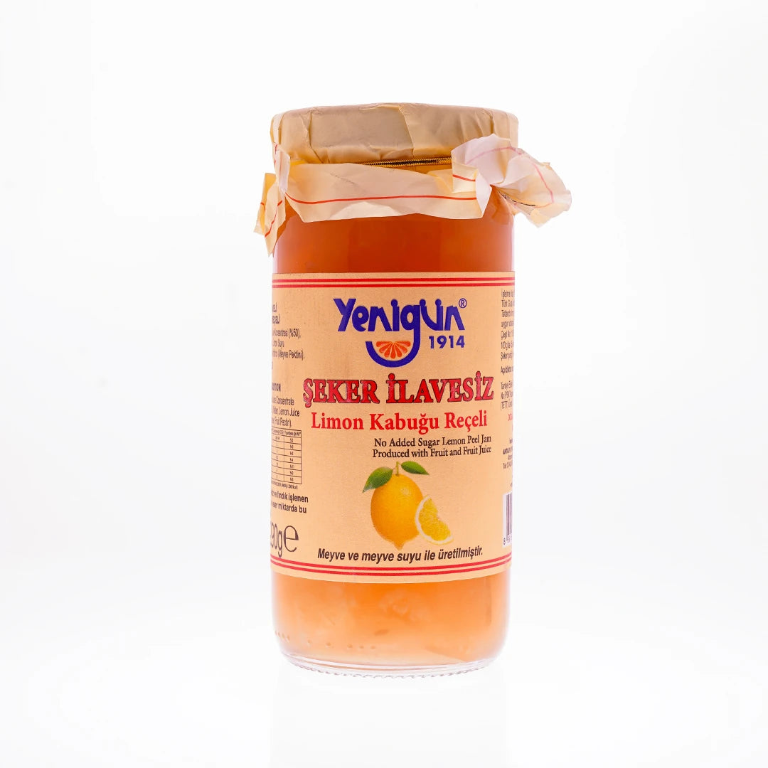 Yenigün Şeker İlavesiz Limon Kabuğu Reçeli 290 Gr